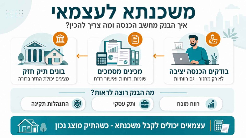 מדריך משכנתא לעצמאים